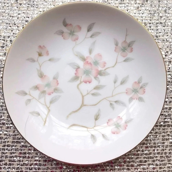 Noritake Clearview By Rose China Small Bowl Plate Vintage Floral Pattern - Picture 2 of 6